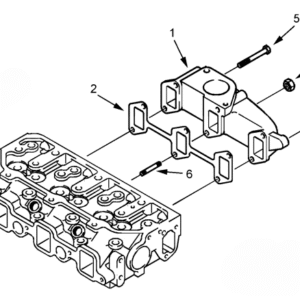 Junta Coletor Escape Para Motor Cummins A1700 – Código 4900546